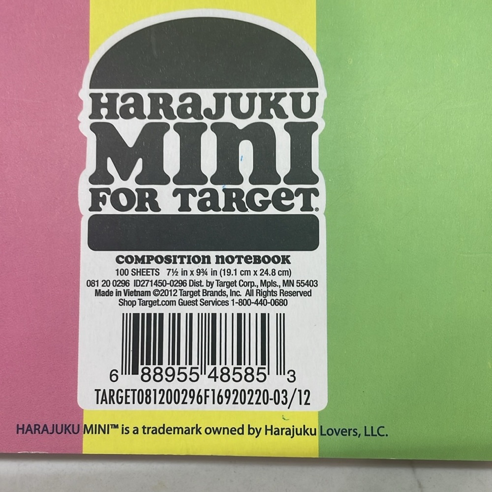 Harajuku Mini for Target Composition notebook - Picture 3 of 4